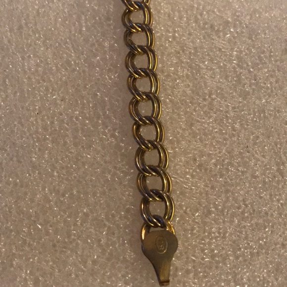 Gold over 925 Italian link bracelet - Picture 2 of 4